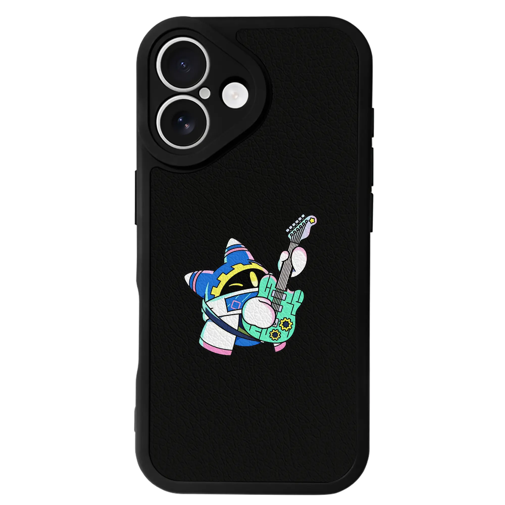 星のカービィ グッズ マホロア - IPhone 16シリーズ対応 ・ シリコンスマホケース ・ レザー調 ・ 高精度フィット ・ 耐衝撃 ・ ワイヤレス充電対応 ・ 精密カット